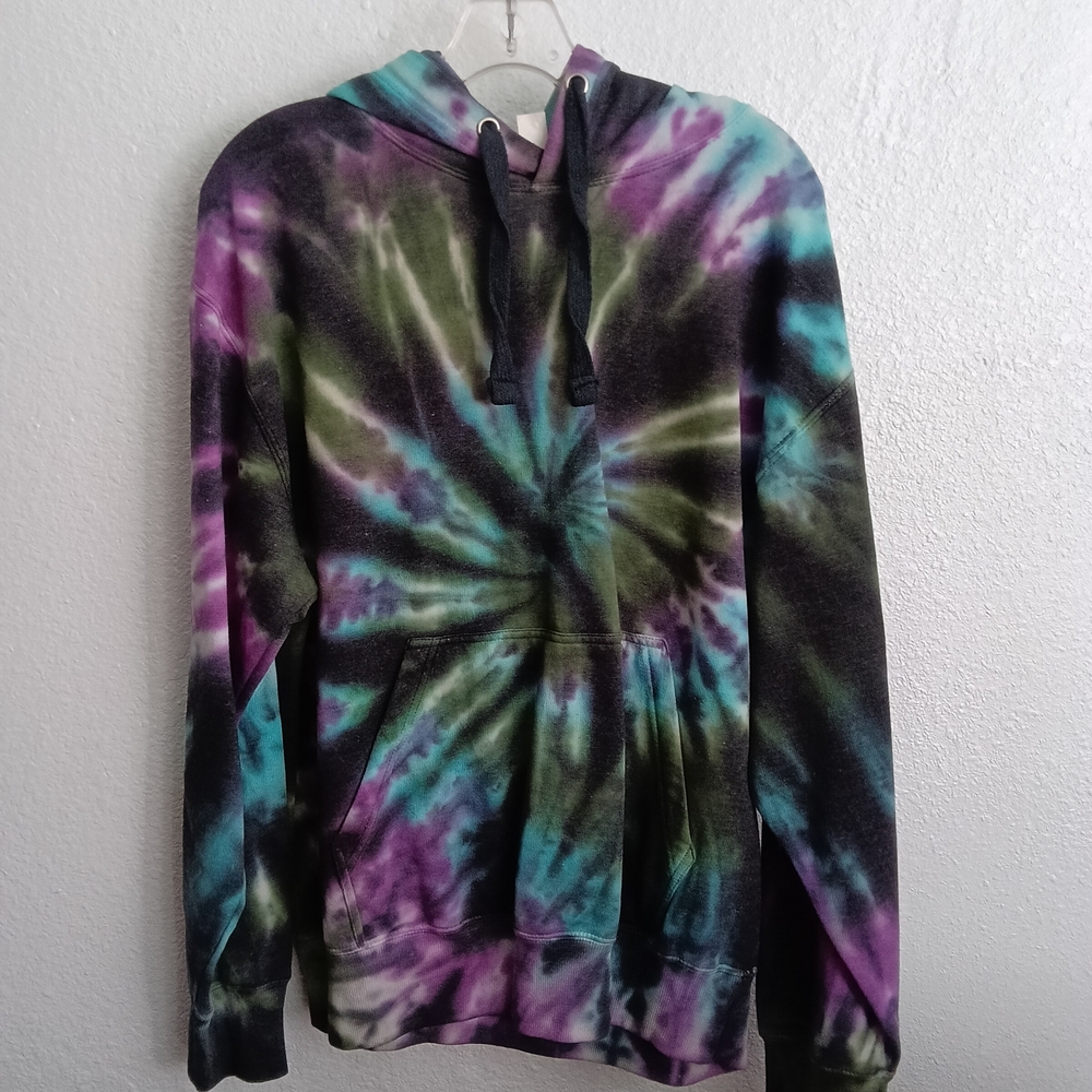 Multicolor Tie-Dye Hoodie